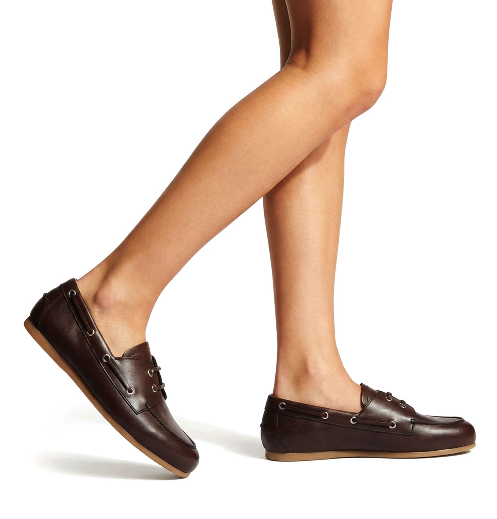TIBBIE CHAUSSURE BATEAU EN CUIR