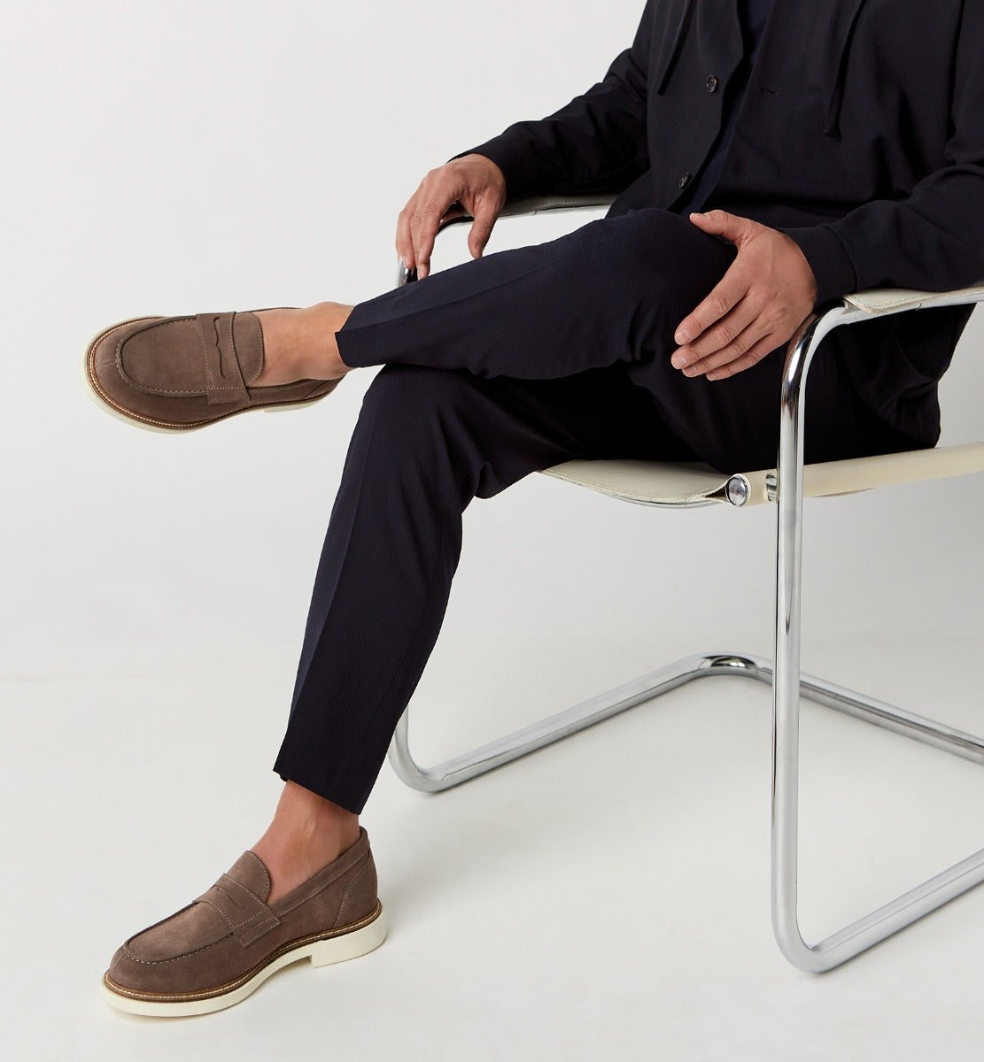ADAM MEN'S SUEDE LOAFER - La Canadienne