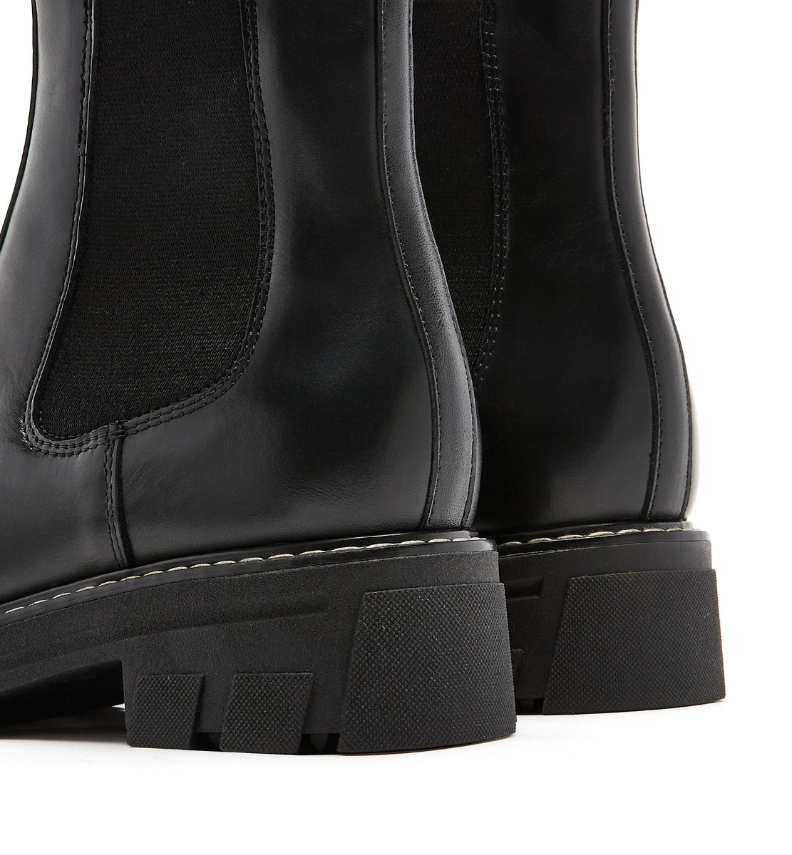 ADELYN SHEARLING-LINED LEATHER BOOTIE