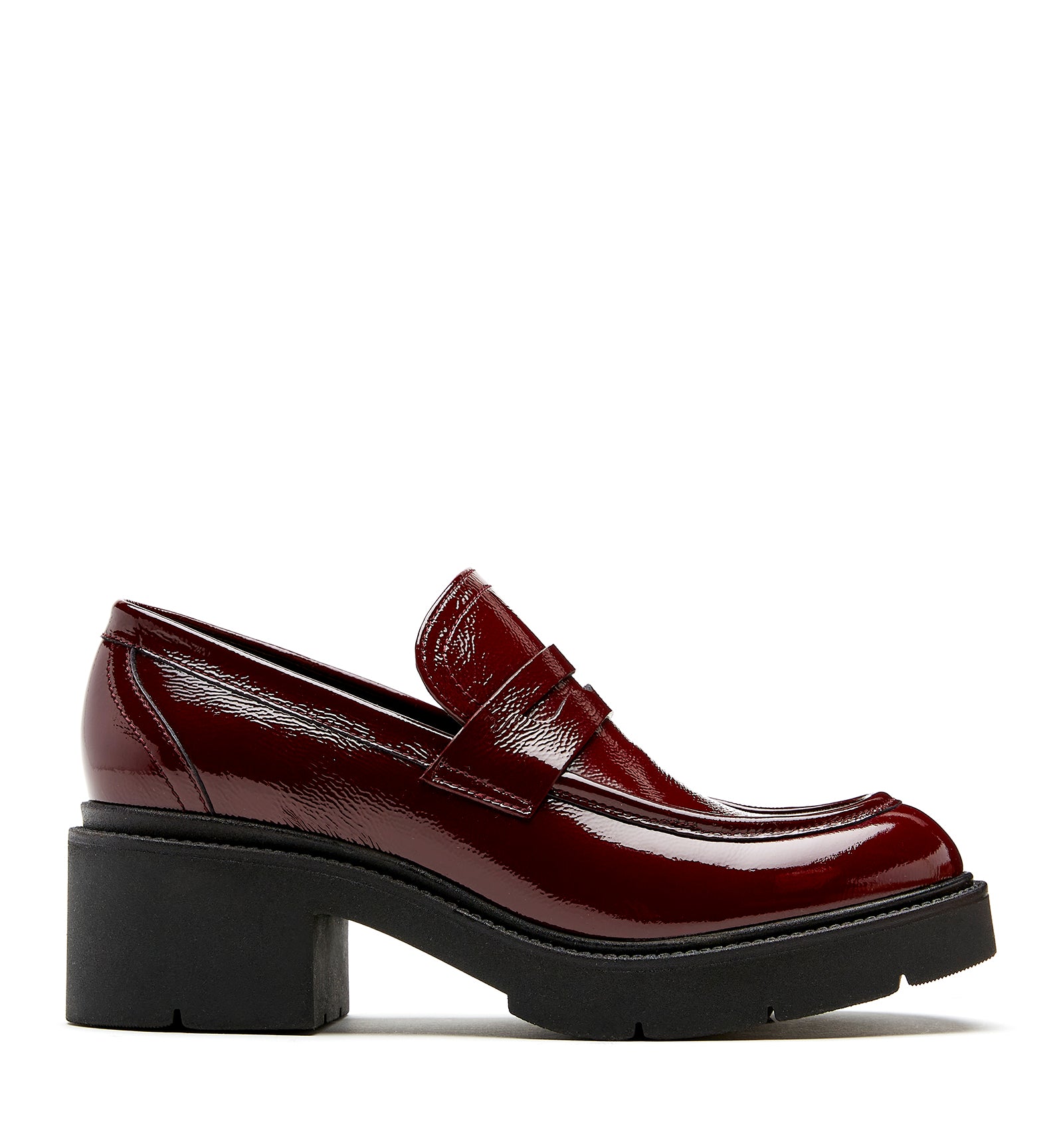 ALISA CRINKLE LEATHER LOAFER