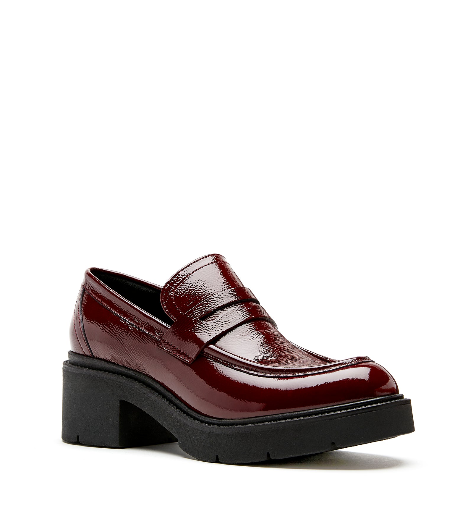 ALISA CRINKLE LEATHER LOAFER