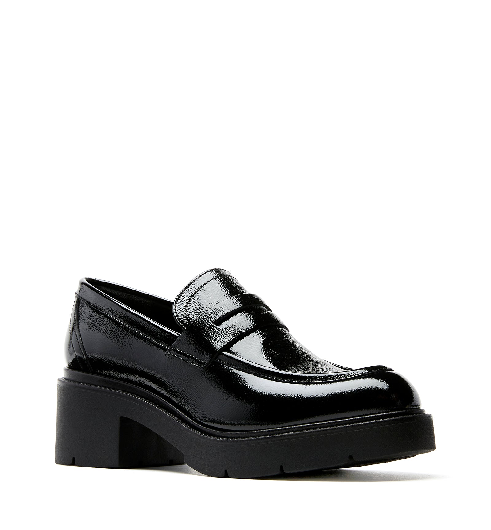 ALISA CRINKLE LEATHER LOAFER