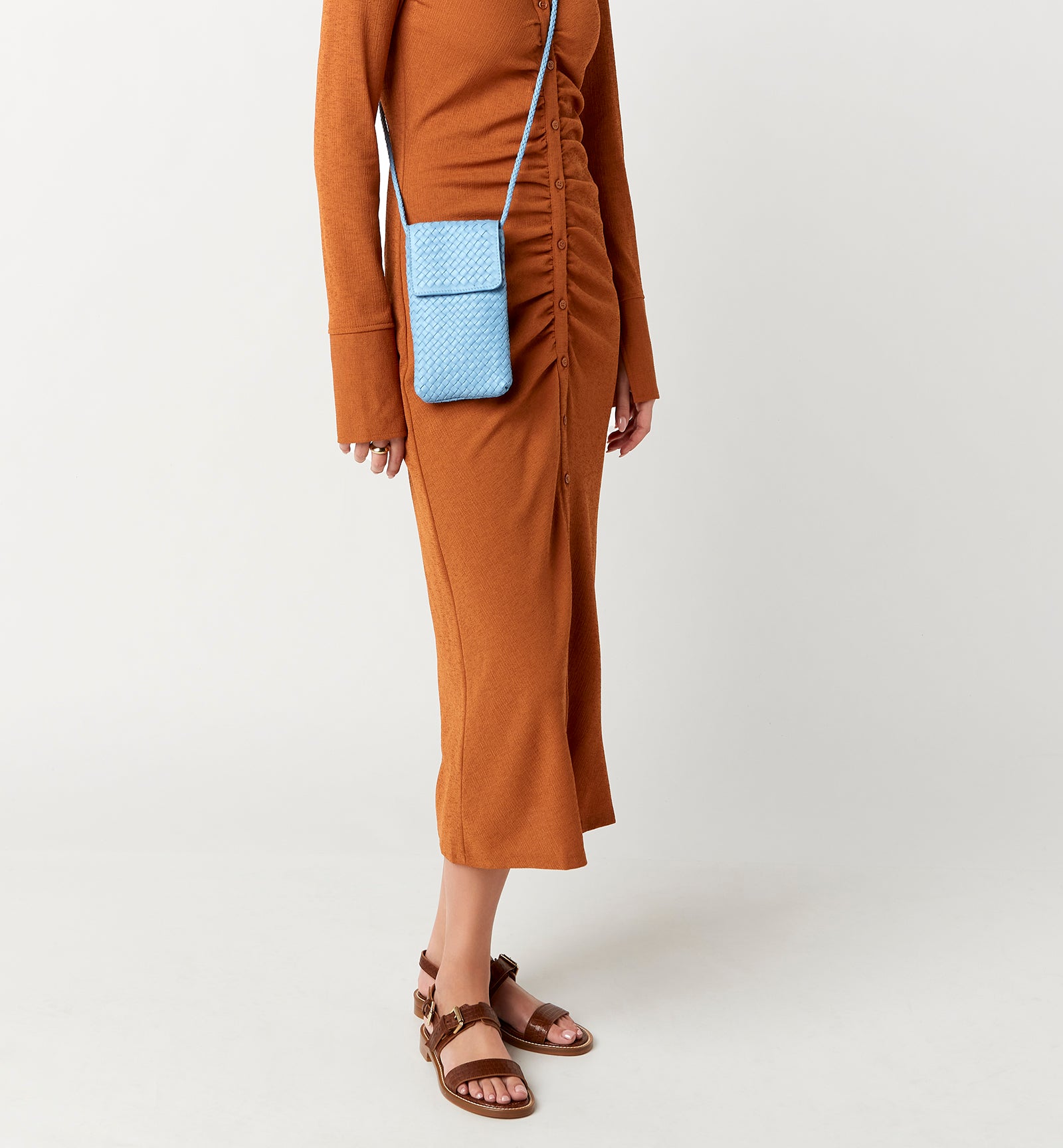 Leather cross body phone bag deals