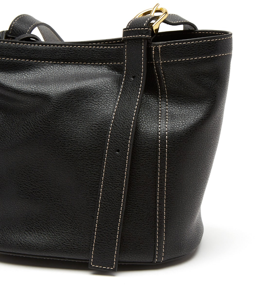 PLOT LEATHER HANDBAG