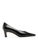 BECKHAM ESCARPIN EN CUIR FROISSÉ