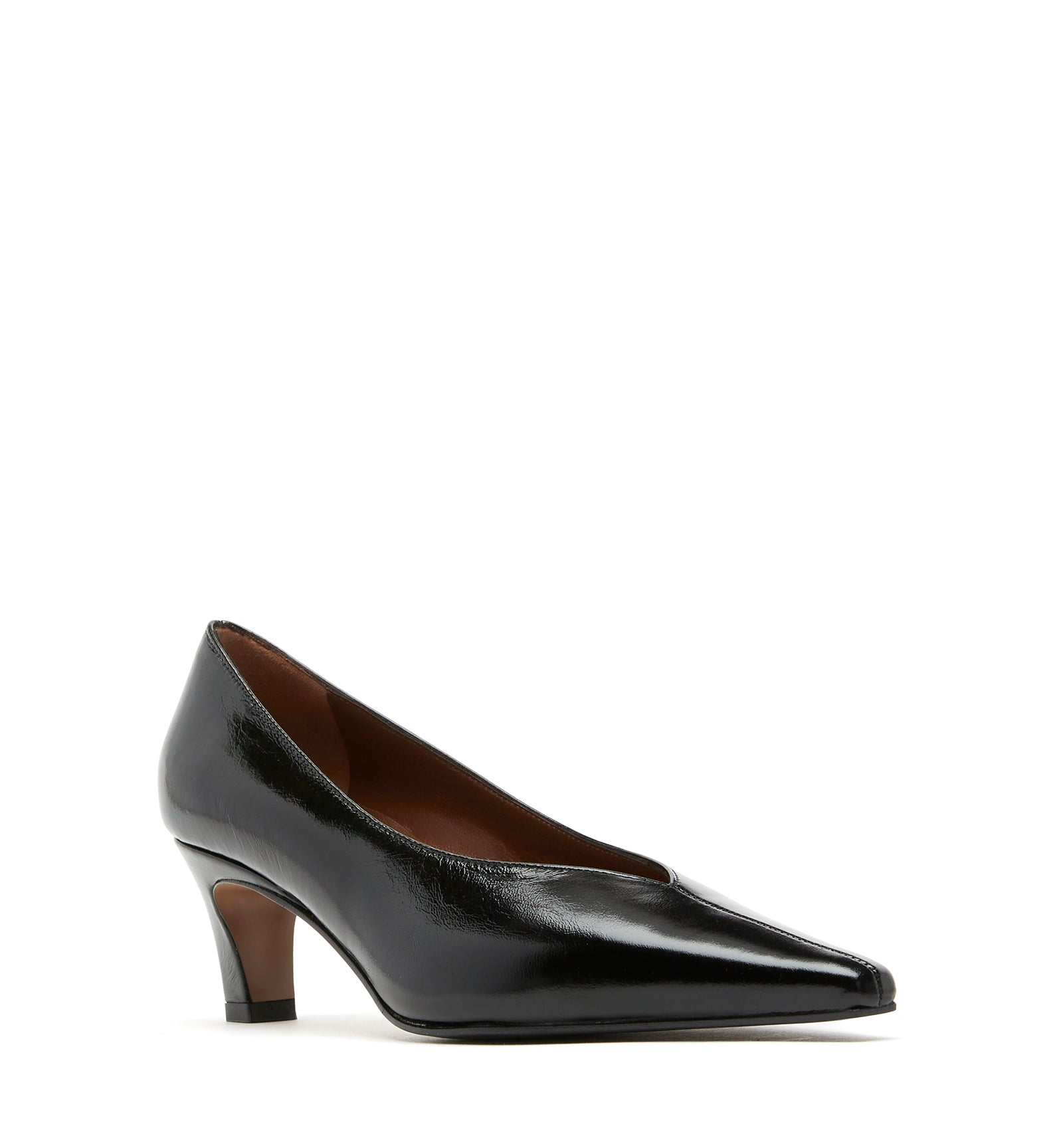 BECKHAM ESCARPIN EN CUIR FROISSÉ