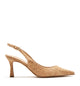 BELLE SLINGBACK CORK HEEL