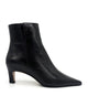 BEV CRUSHED LEATHER HEELED BOOTIE