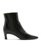 BEV CRUSHED LEATHER HEELED BOOTIE