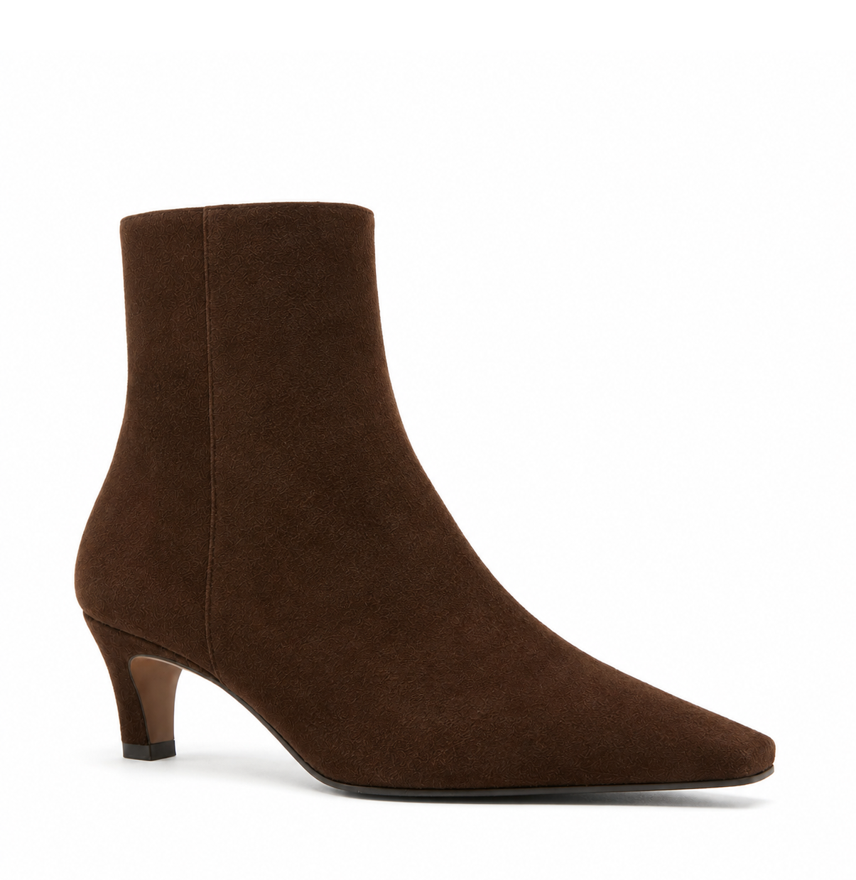 BEV SUEDE HEELED BOOTIE