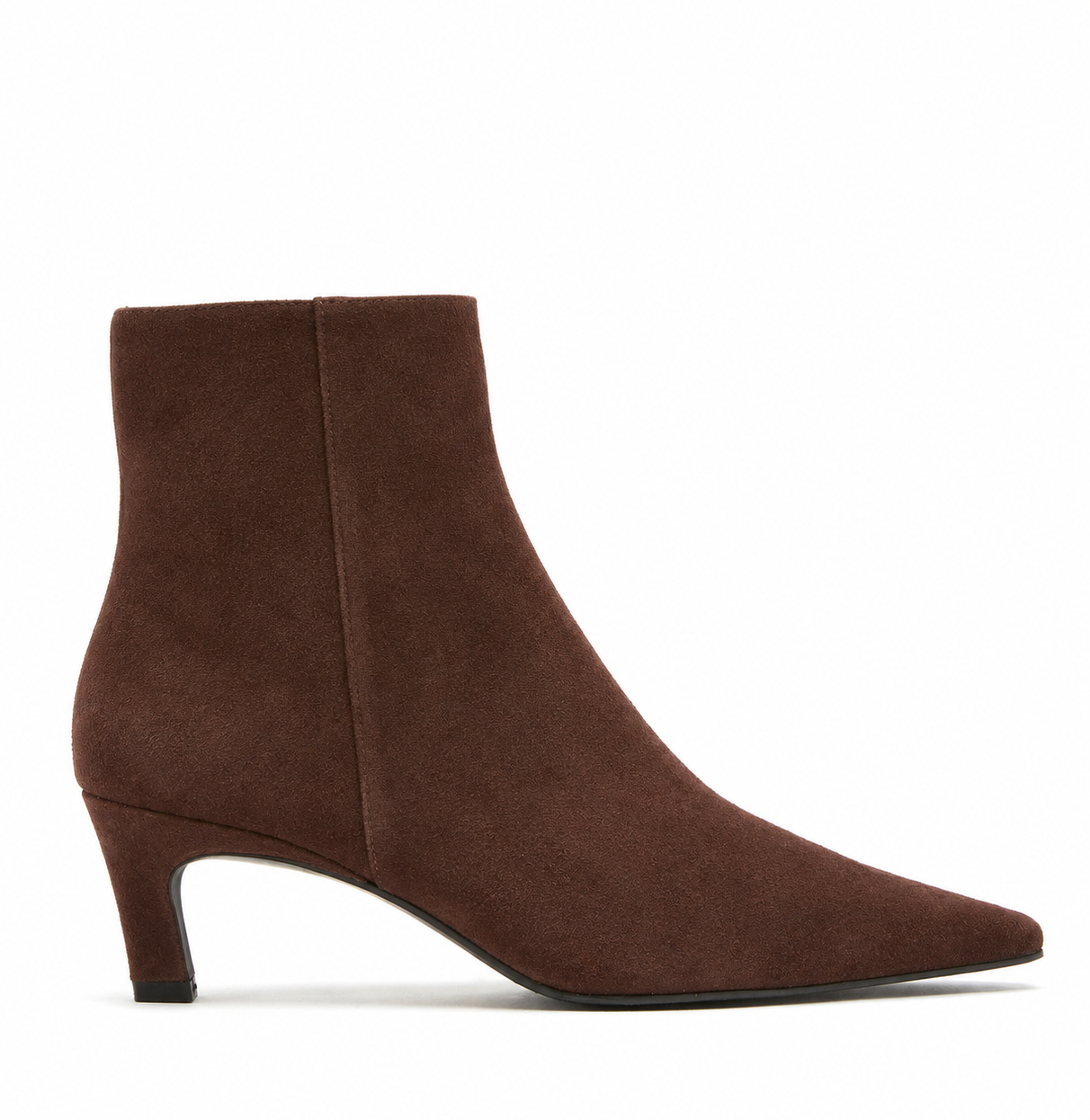 BEV SUEDE HEELED BOOTIE