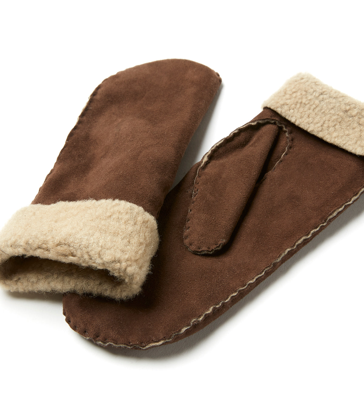 CABANE SHEARLING LINED MITTEN