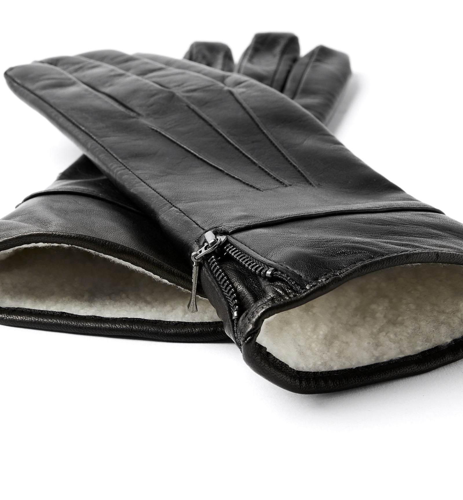 CAINE SHEARLING - LINED LEATHER GLOVES - La Canadienne