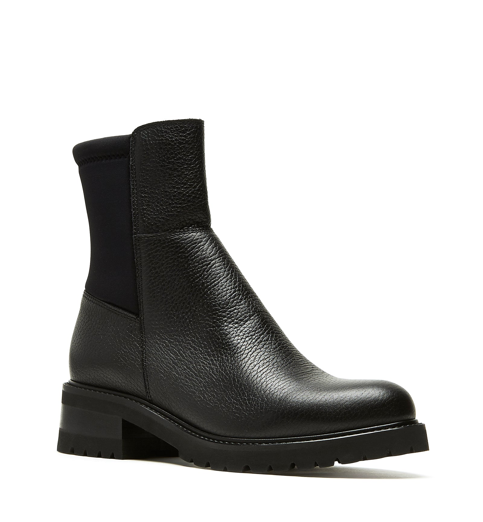 CALIX PEBBLE LEATHER BOOTIE