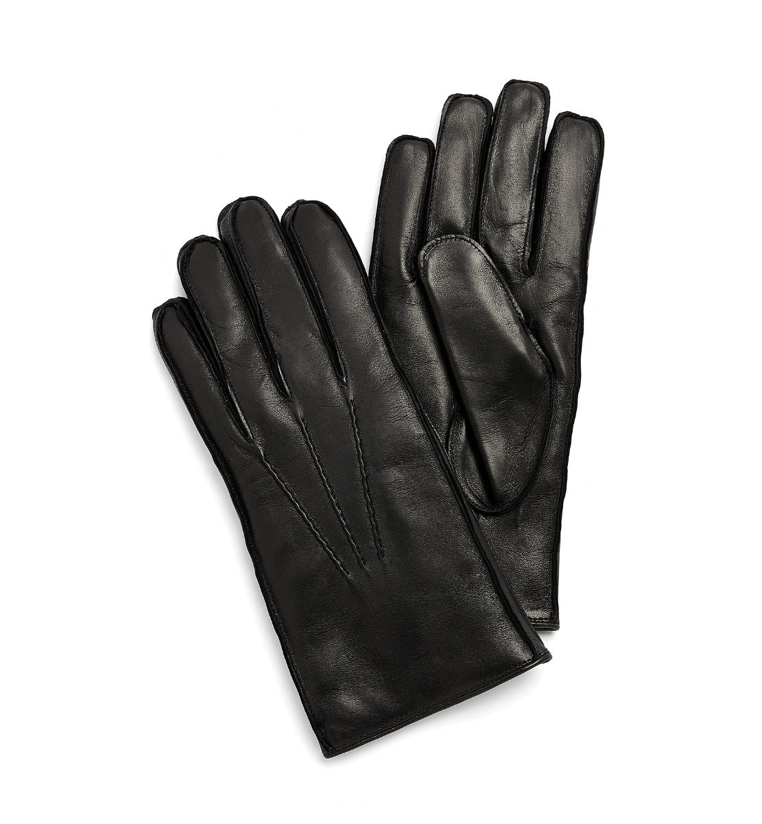 CHRISTIAN CASHMERE LINED LEATHER GLOVES
