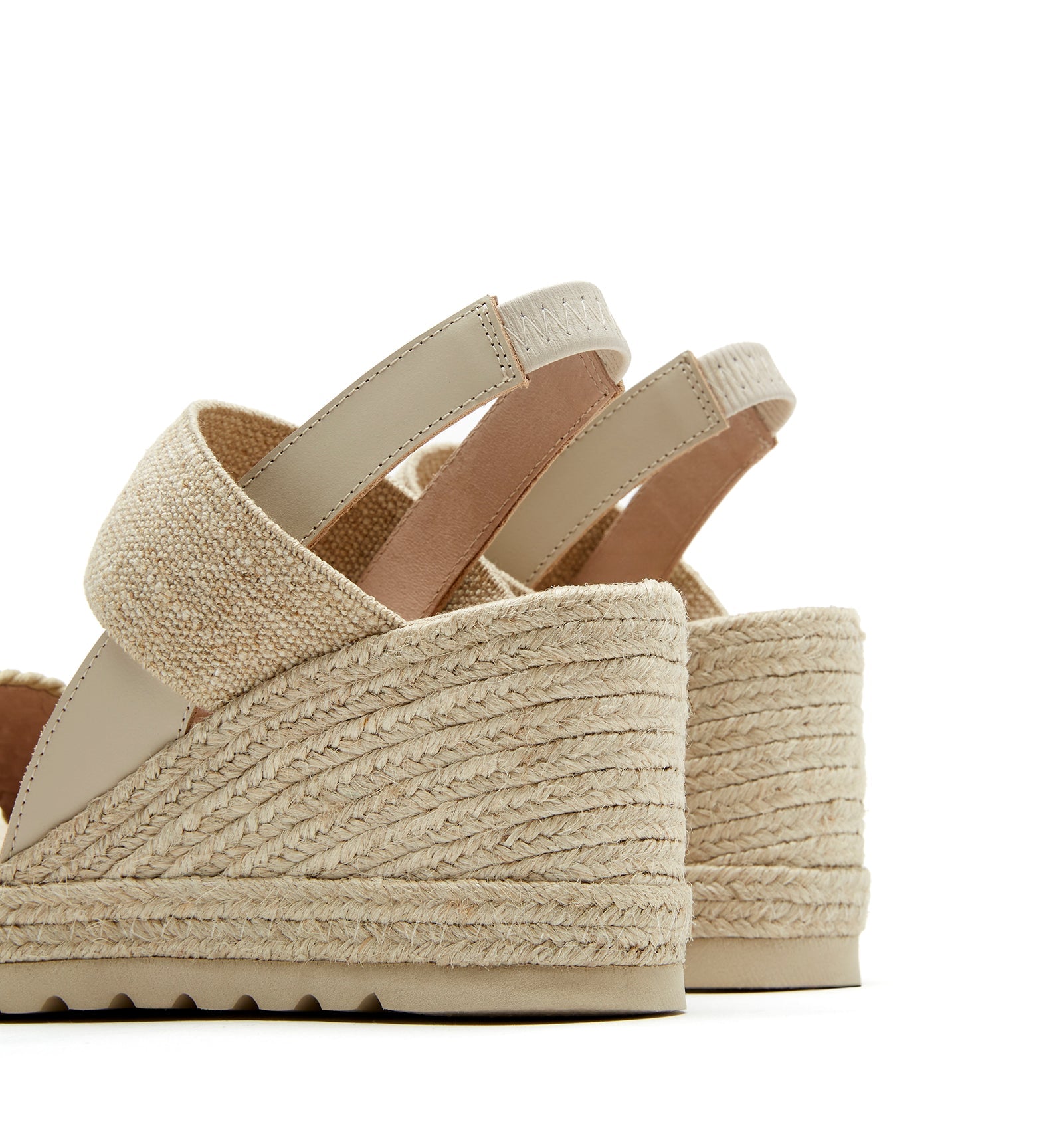 CASSINO FABRIC WEDGE ESPADRILLE - La Canadienne