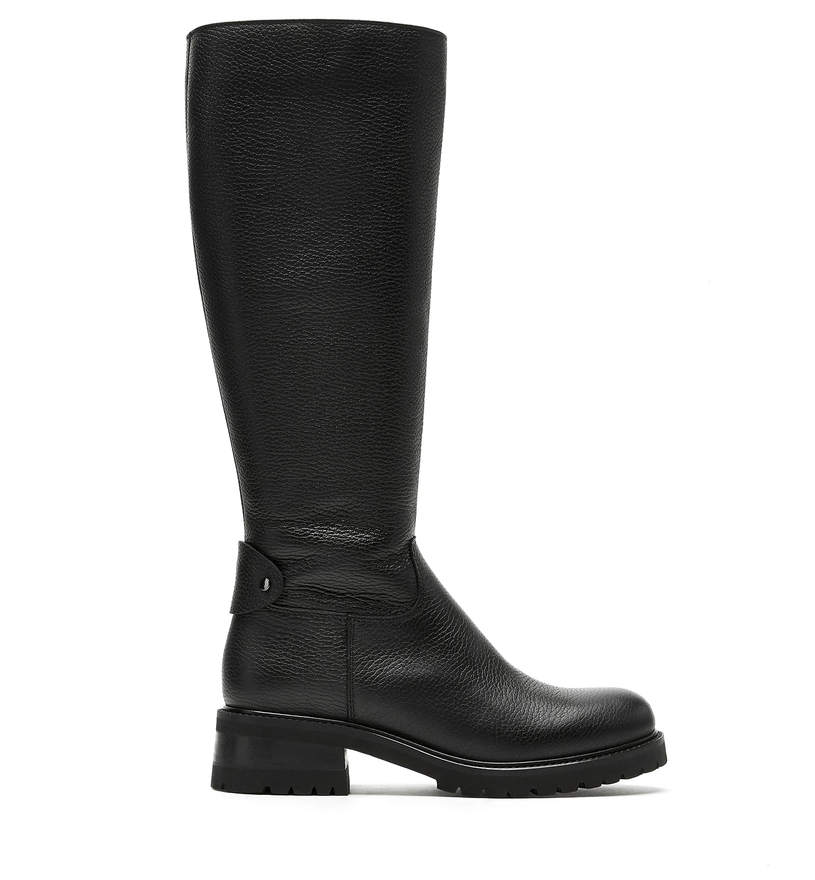 CATE PEBBLED LEATHER BOOT