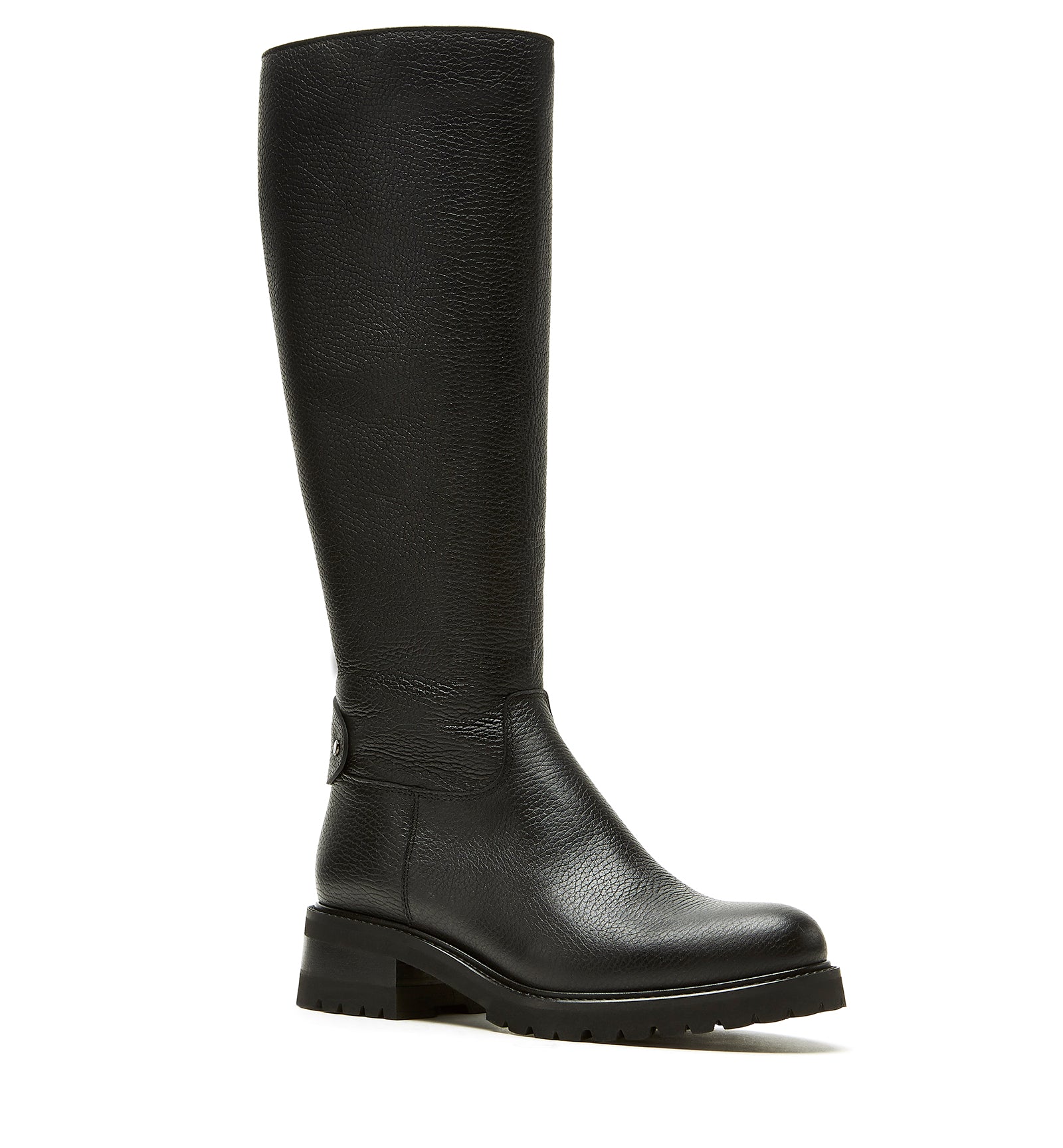 CATE PEBBLED LEATHER BOOT