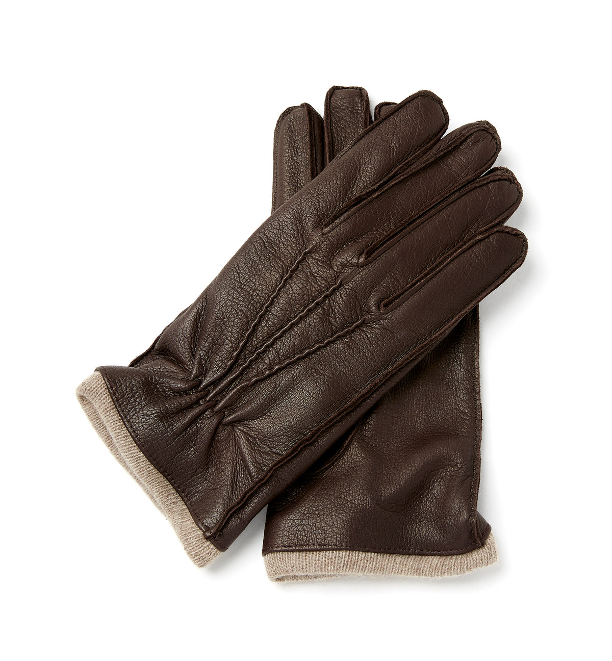 CHARLY MEN'S CASHMERE-LINED LEATHER GLOVES - La Canadienne