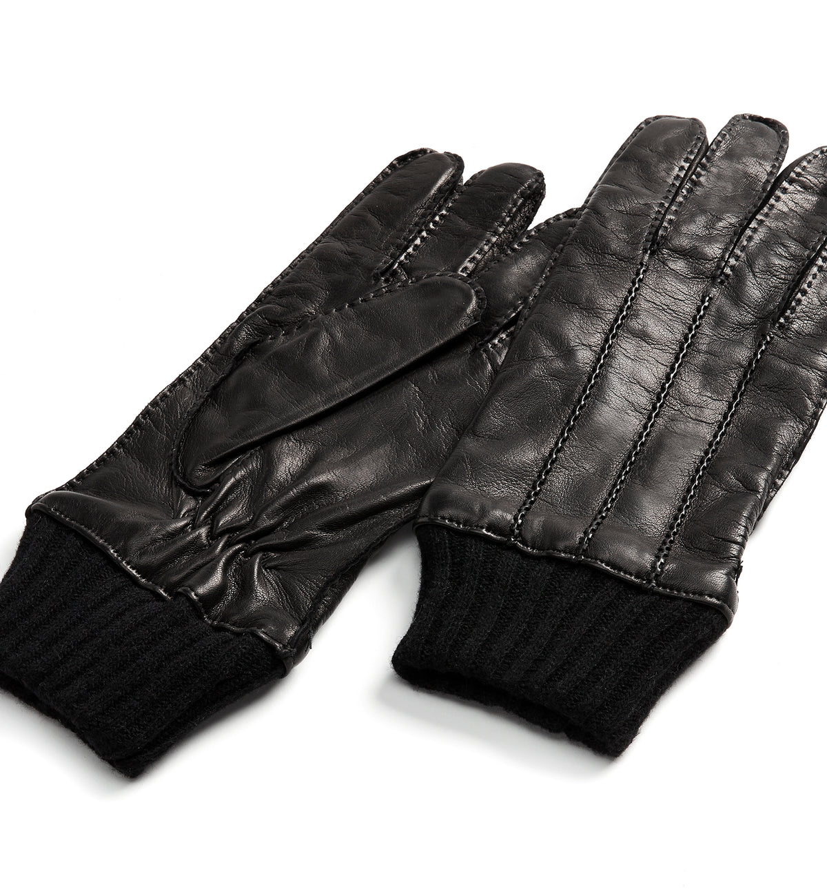 CIRIL GANTS EN CUIR DOUBLÉS EN CACHEMIRE POUR HOMMES — Elément 2 de 3