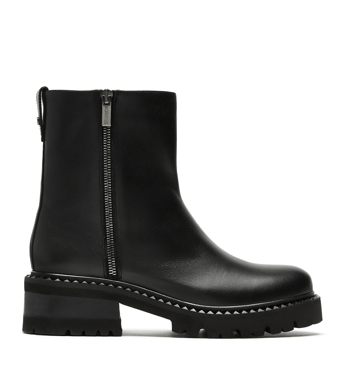 Bottes La Canadienne Femme Taille 10 Cuir Noir - Imperméables Neuves En Boîte