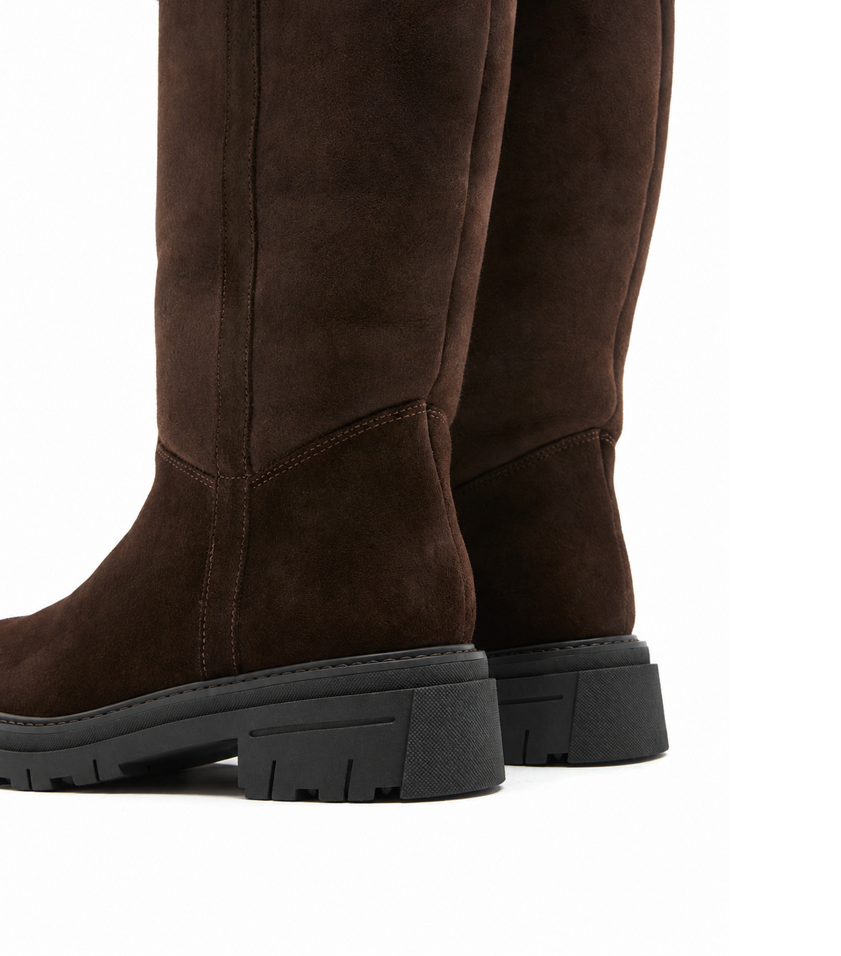 DAVIDE SHEARLING-LINED SUEDE BOOT — Item 10 of 11