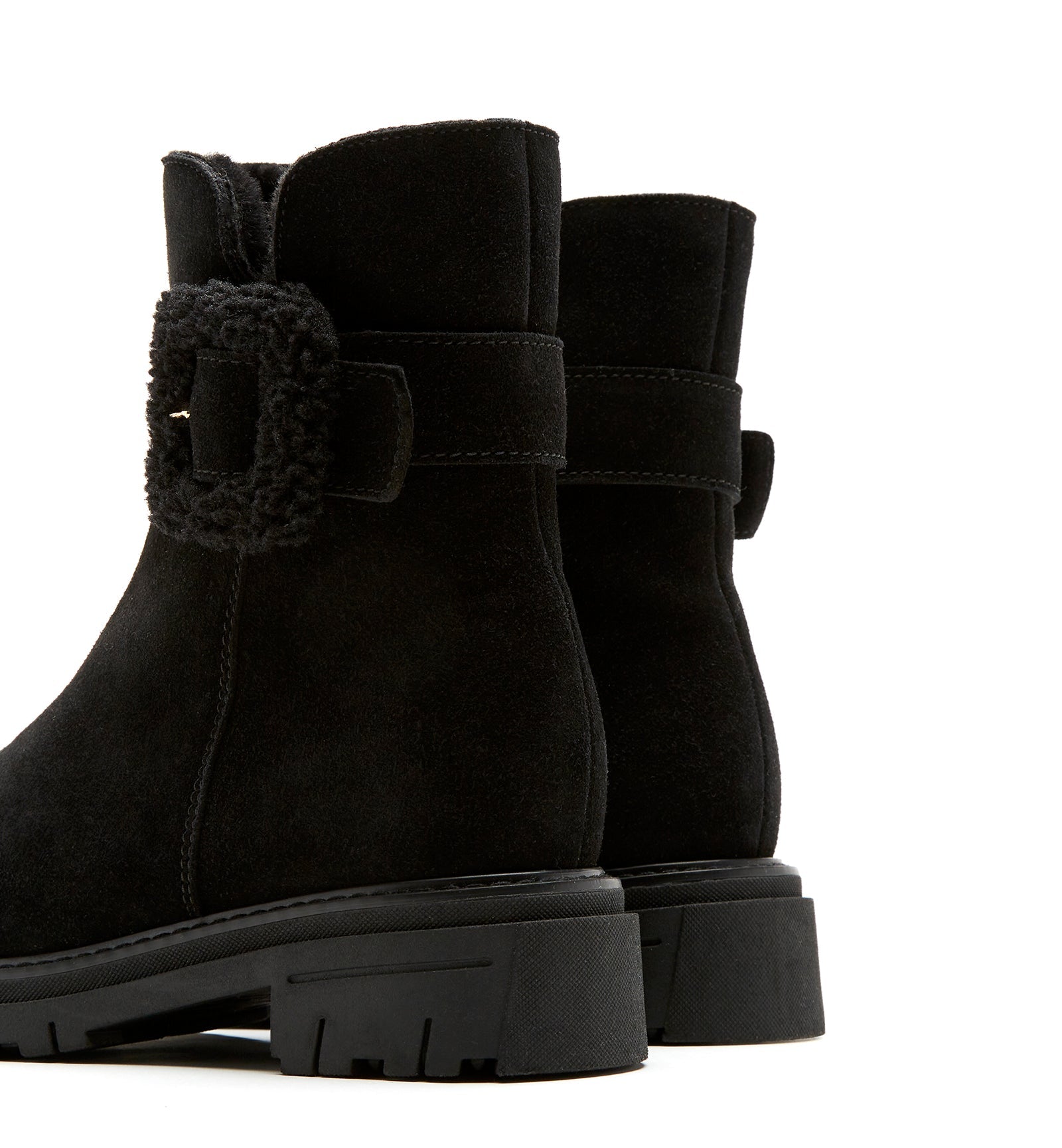 DAX SHEARLING - LINED SUEDE BOOTIE - La Canadienne