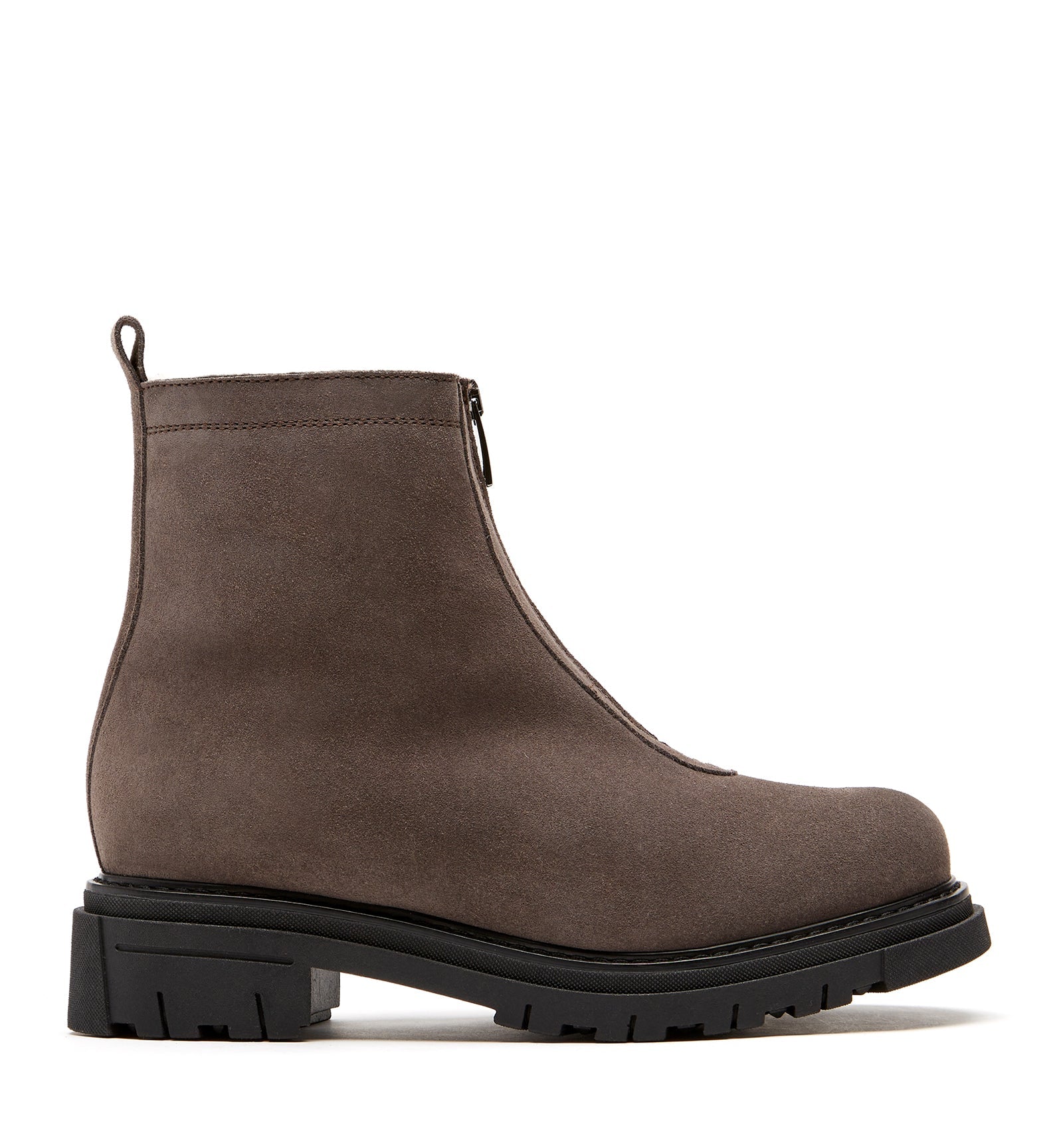 DEON SHEARLING - LINED SUEDE BOOTIE - La Canadienne