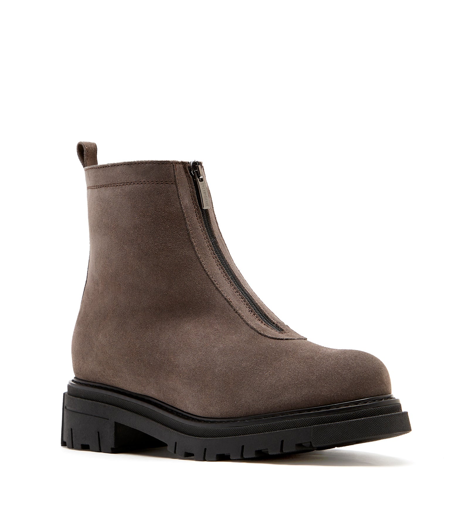 DEON SHEARLING - LINED SUEDE BOOTIE - La Canadienne
