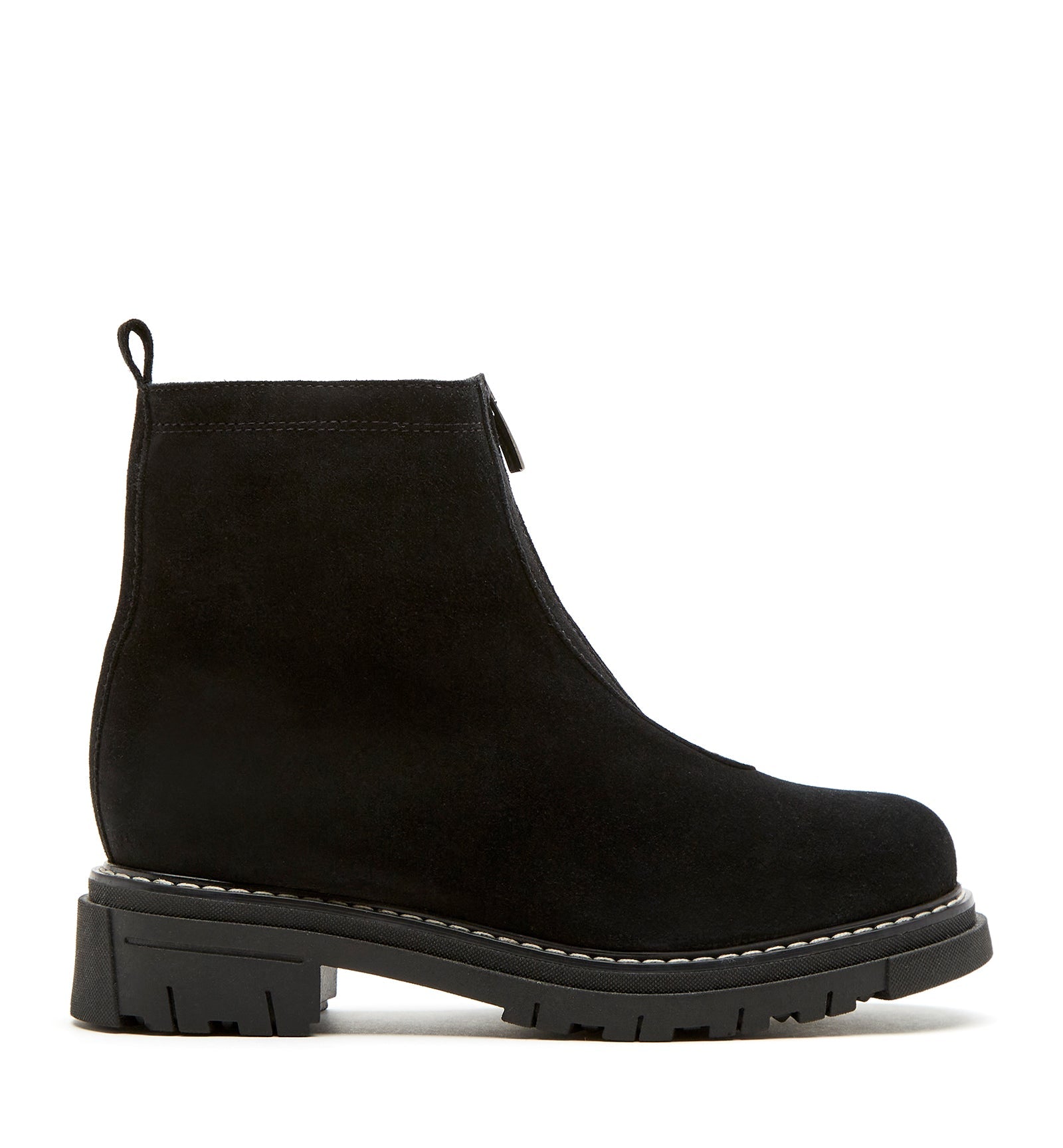 DEON SHEARLING - LINED SUEDE BOOTIE - La Canadienne