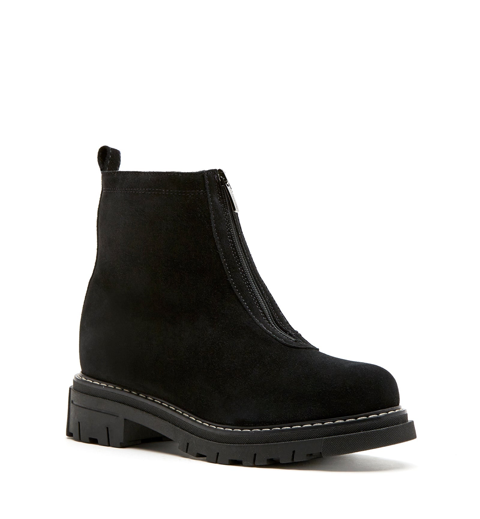 DEON SHEARLING - LINED SUEDE BOOTIE - La Canadienne
