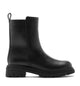 DYNAMITE SHEARLING LINED LEATHER BOOTIE