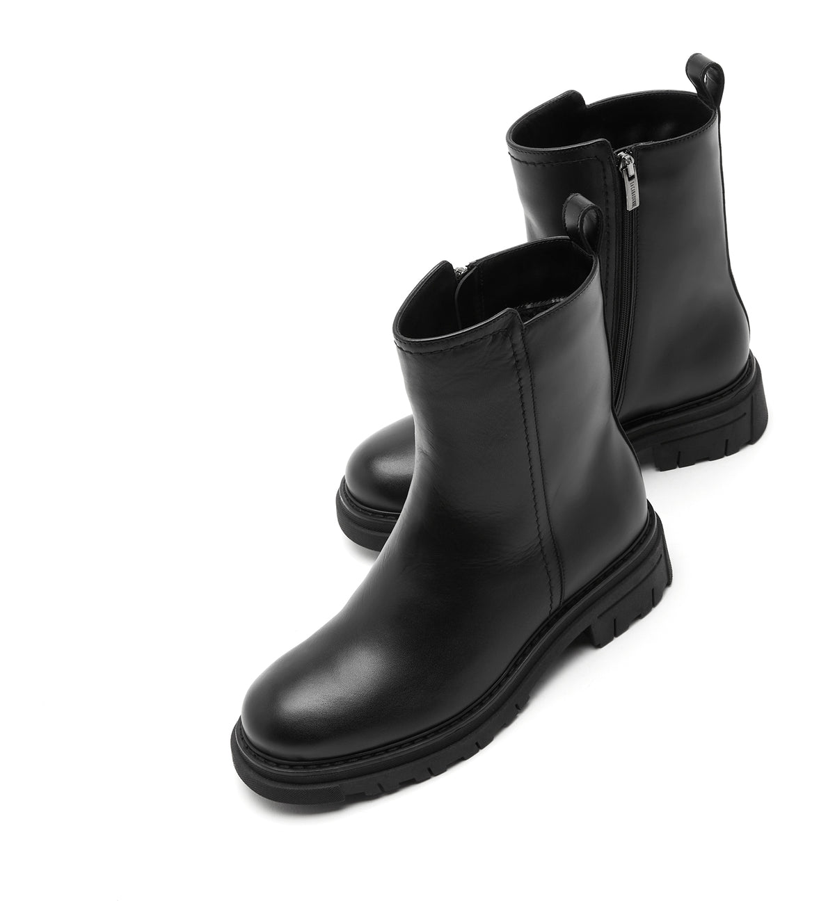 DYNAMITE SHEARLING LINED LEATHER BOOTIE — Item 3 of 5