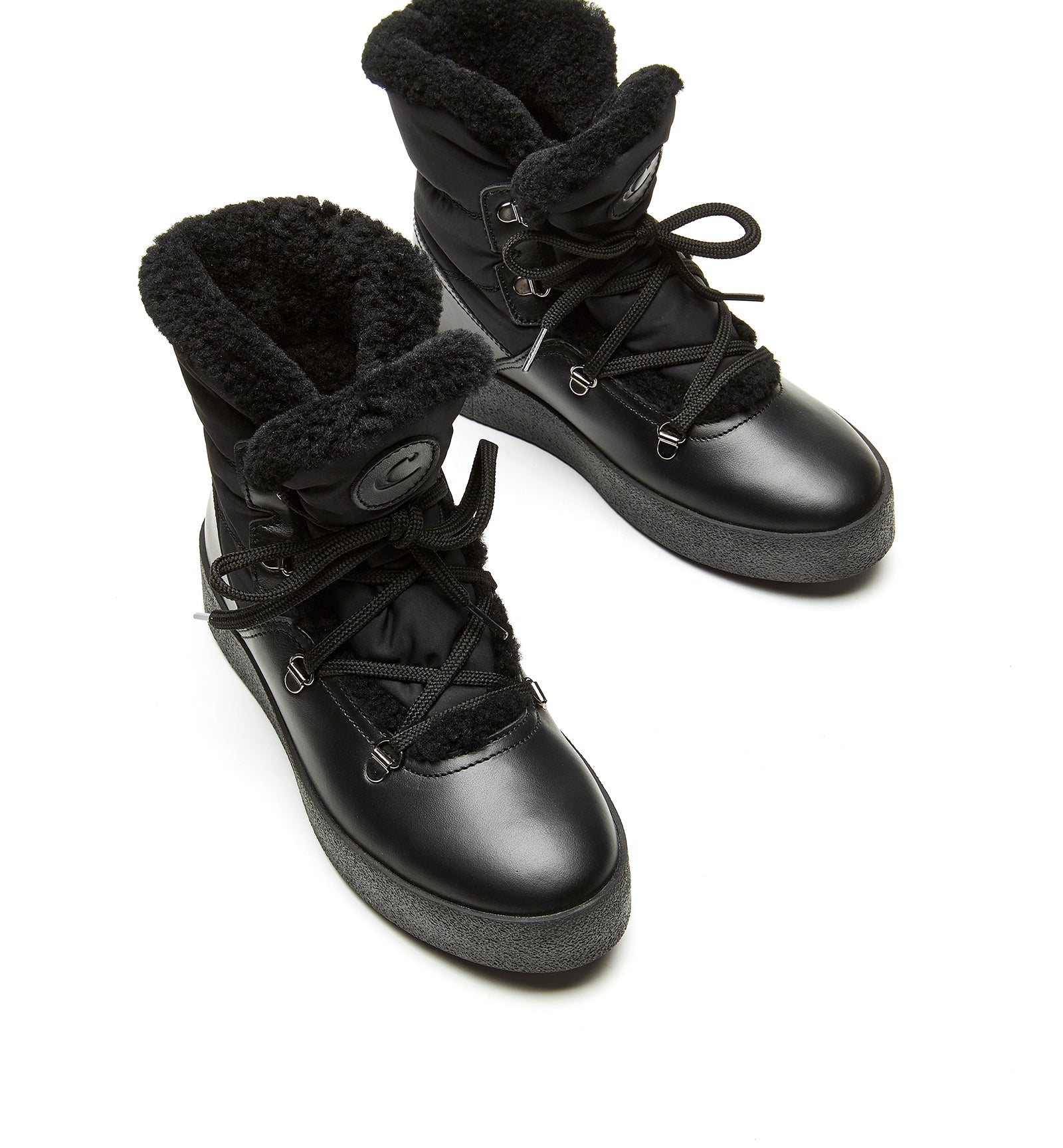 EDDIE SHEARLING - LINED LEATHER BOOT - La Canadienne