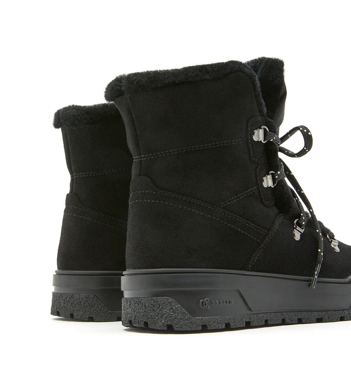 EXCELLENT SHEARLING LINED SUEDE BOOTIE — Item 4 of 15