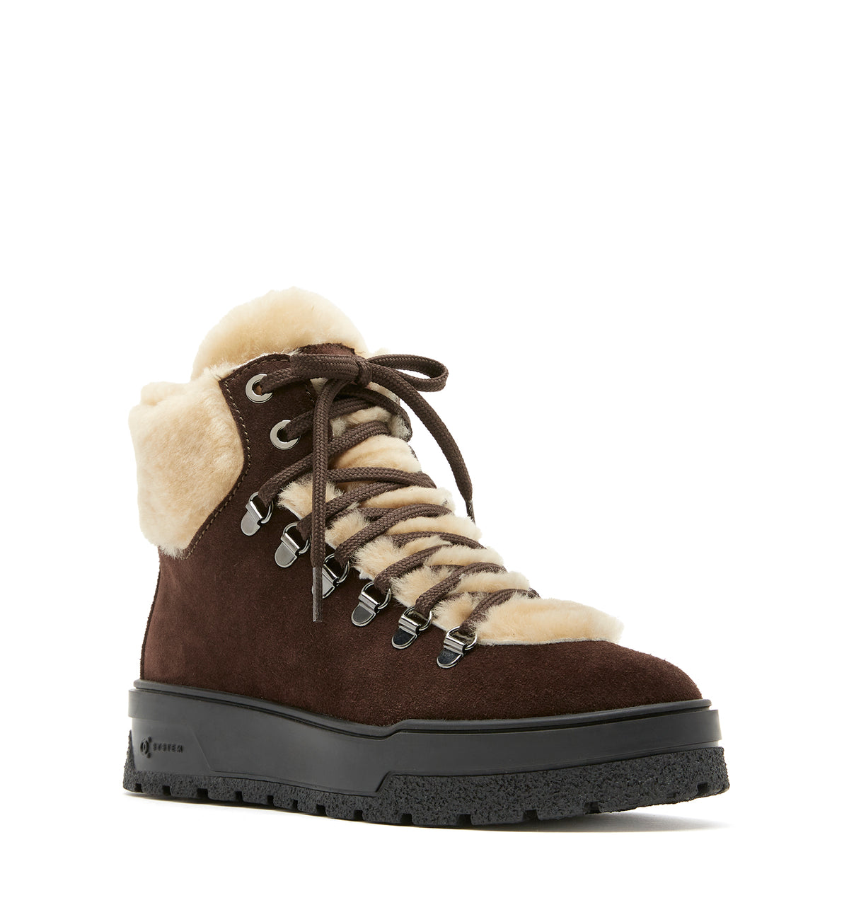 EXPERT SHEARLING LINED SUEDE BOOTIE