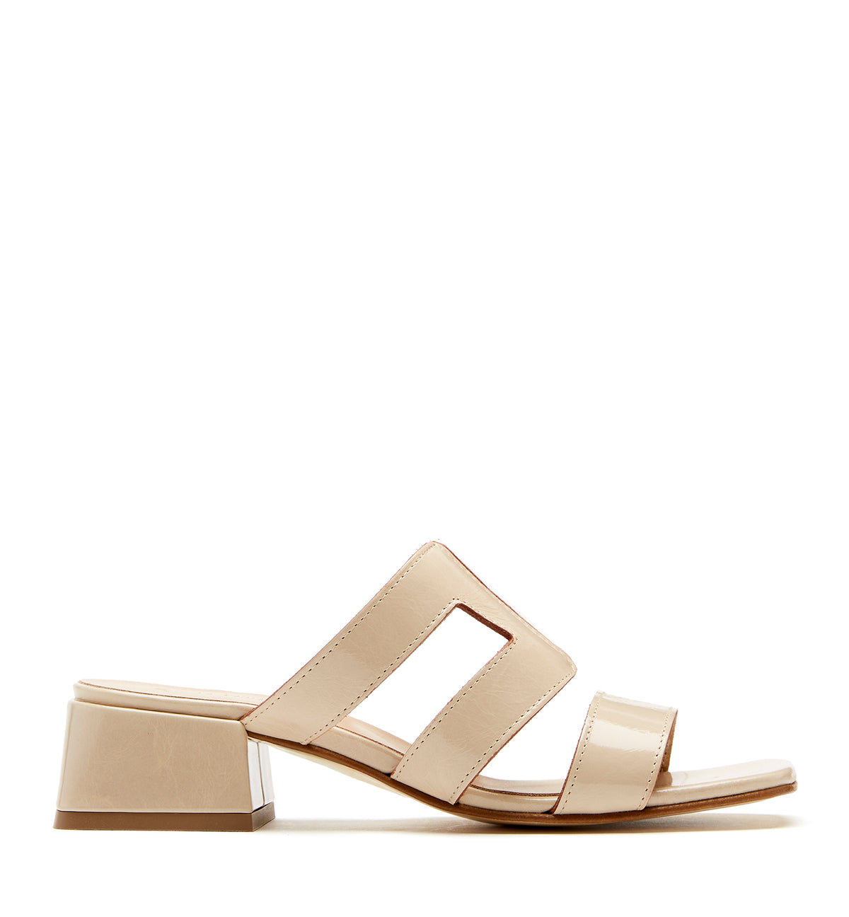 FIFI CRUSHED LEATHER SANDAL