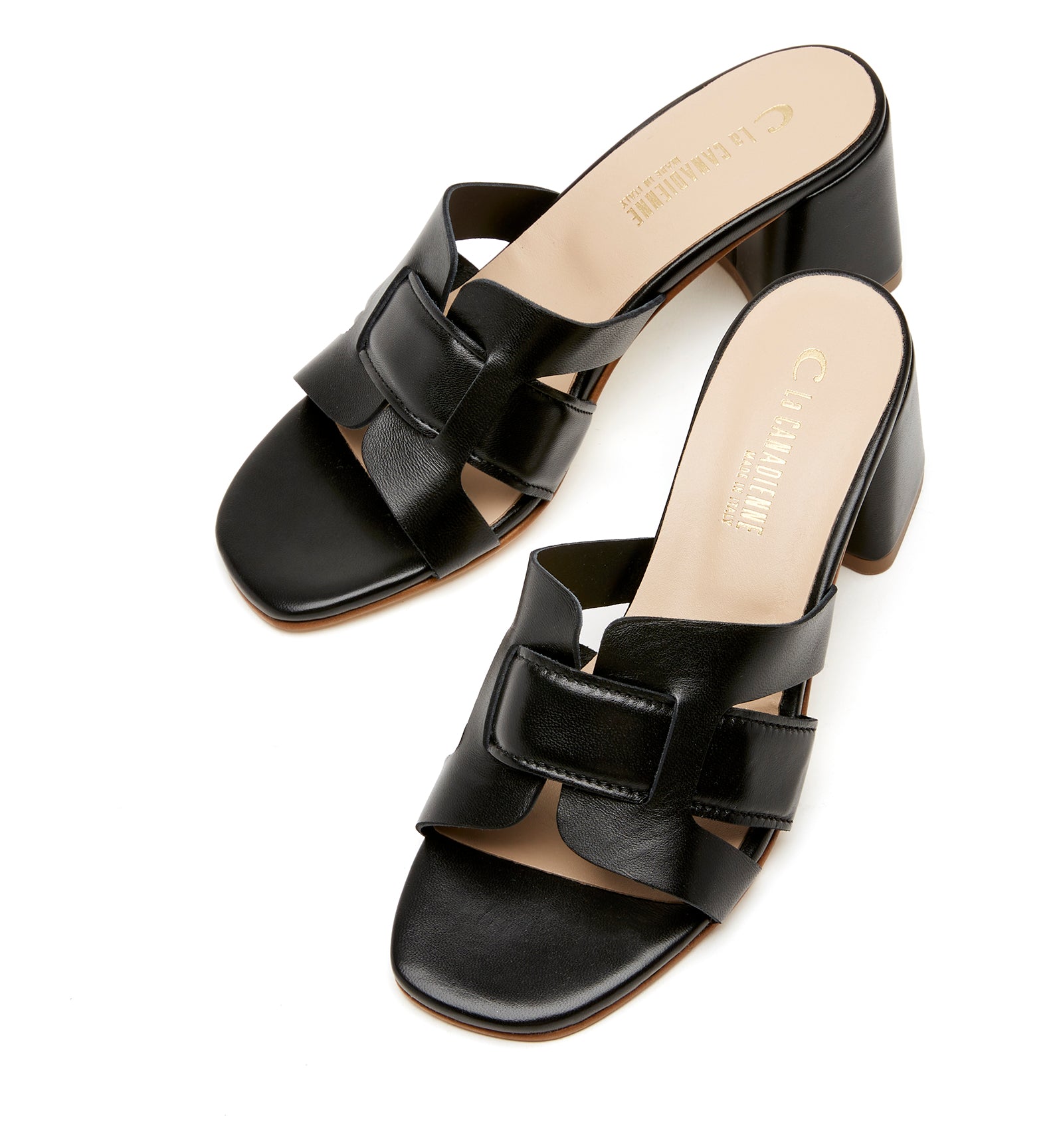 FLEETWOOD SANDALE EN CUIR À TALONS