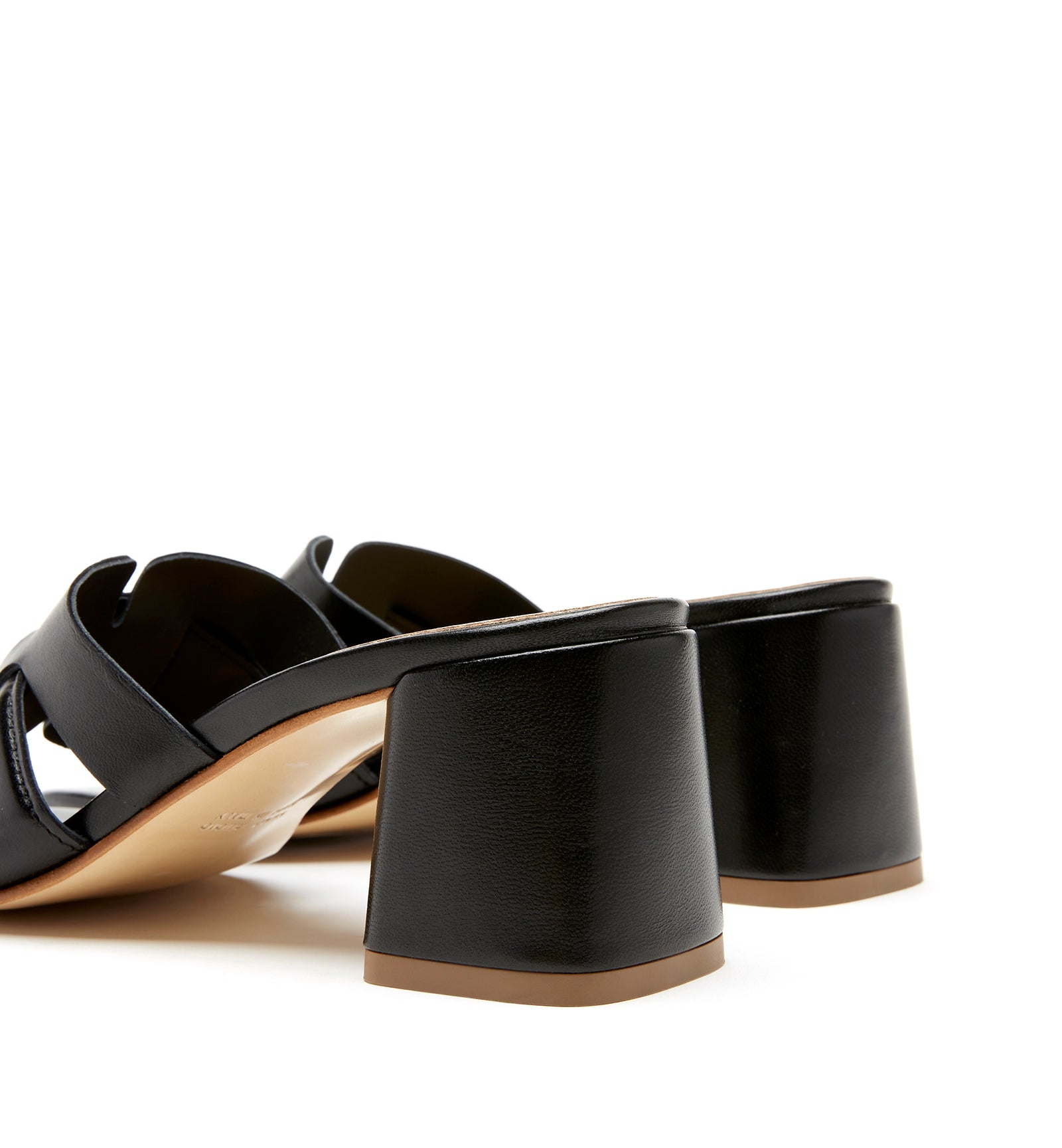 FLEETWOOD SANDALE EN CUIR À TALONS