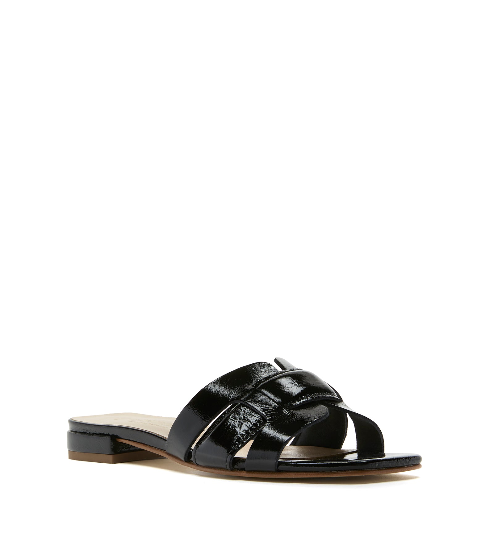 FLORE CRUSHED LEATHER SANDAL