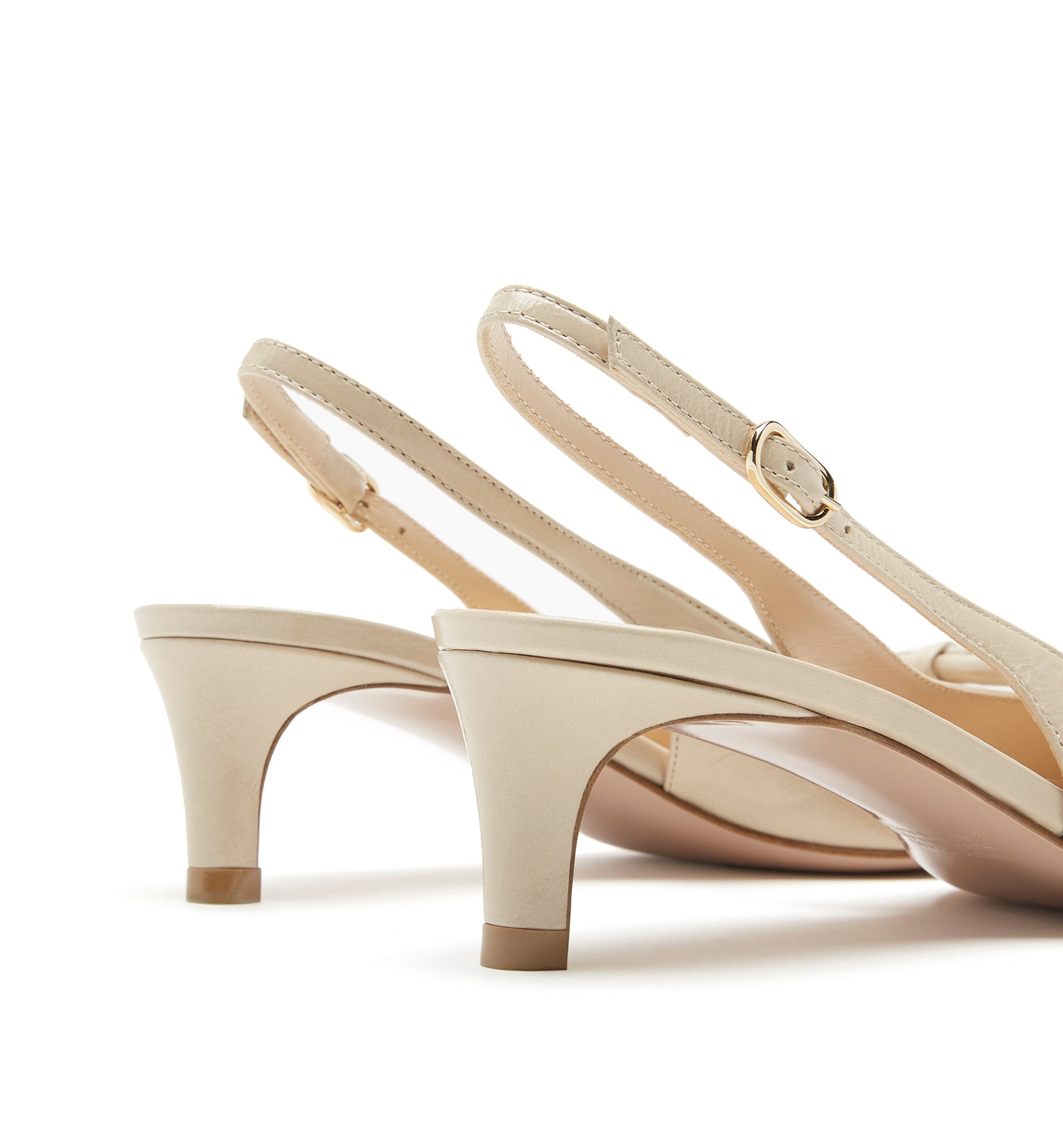 FLORENCE ESCARPIN EN CUIR FROISSÉ