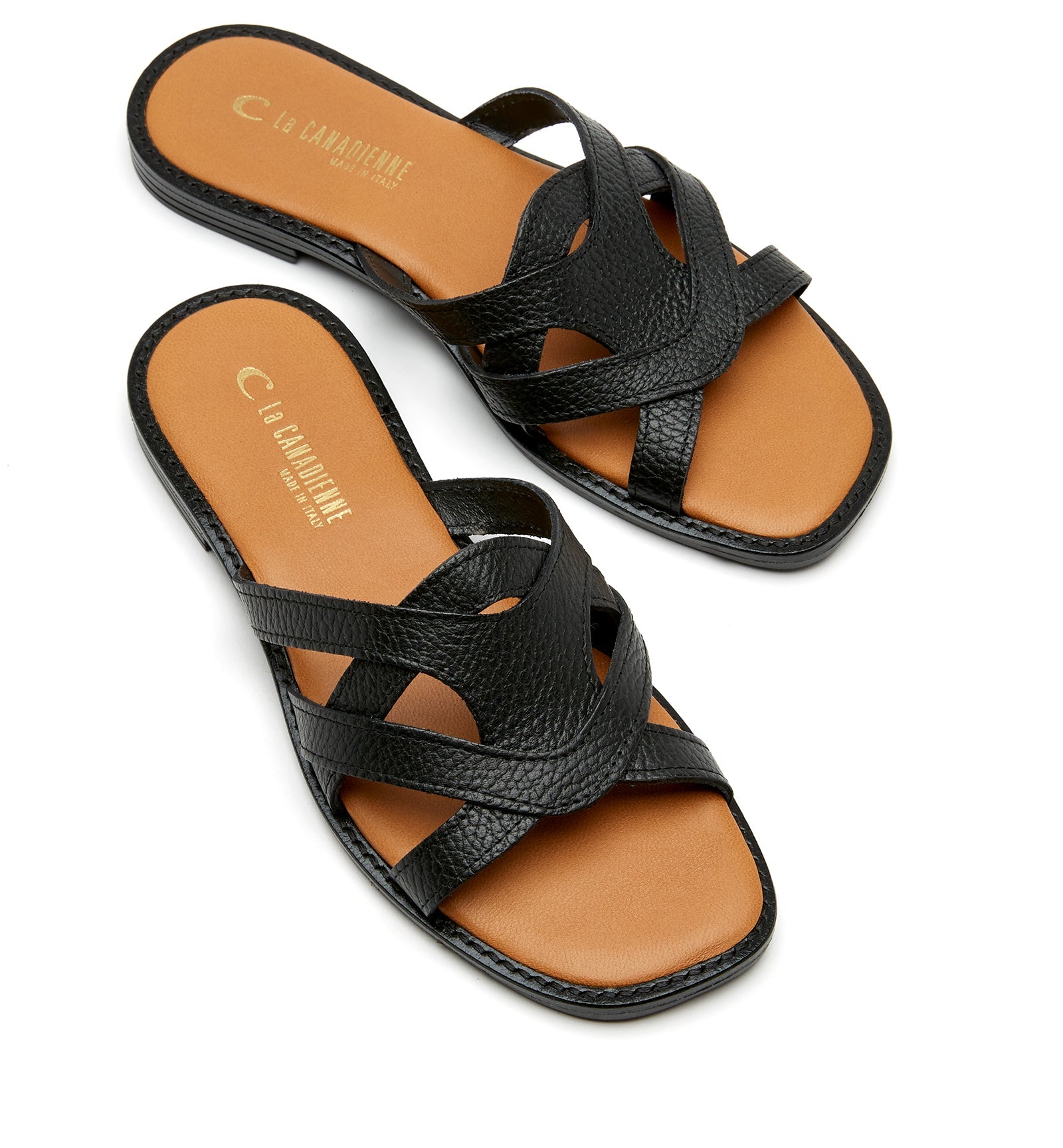 FRANCINE LEATHER SANDAL - La Canadienne