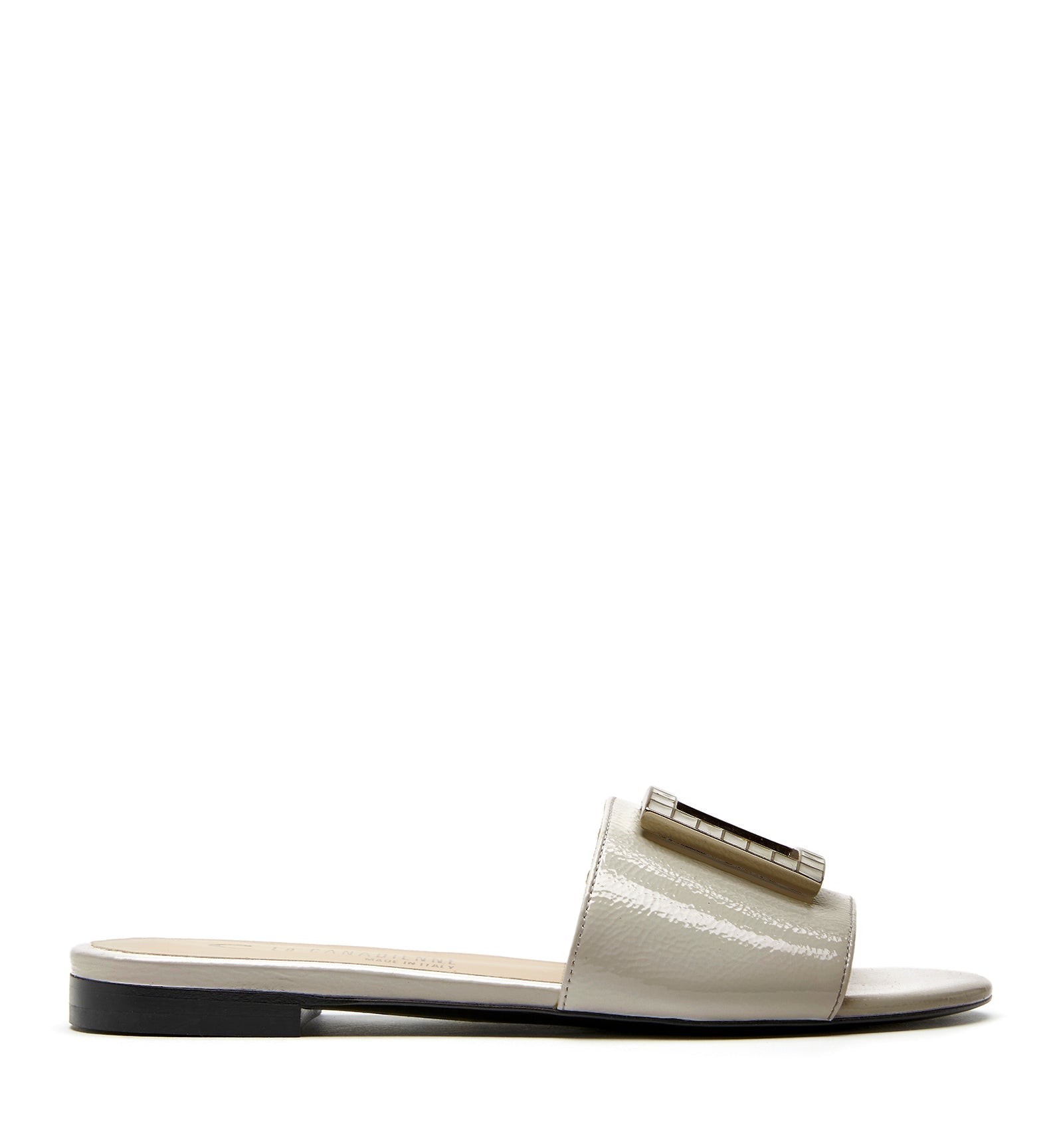 FRASIER CRINKLE LEATHER SANDAL - La Canadienne