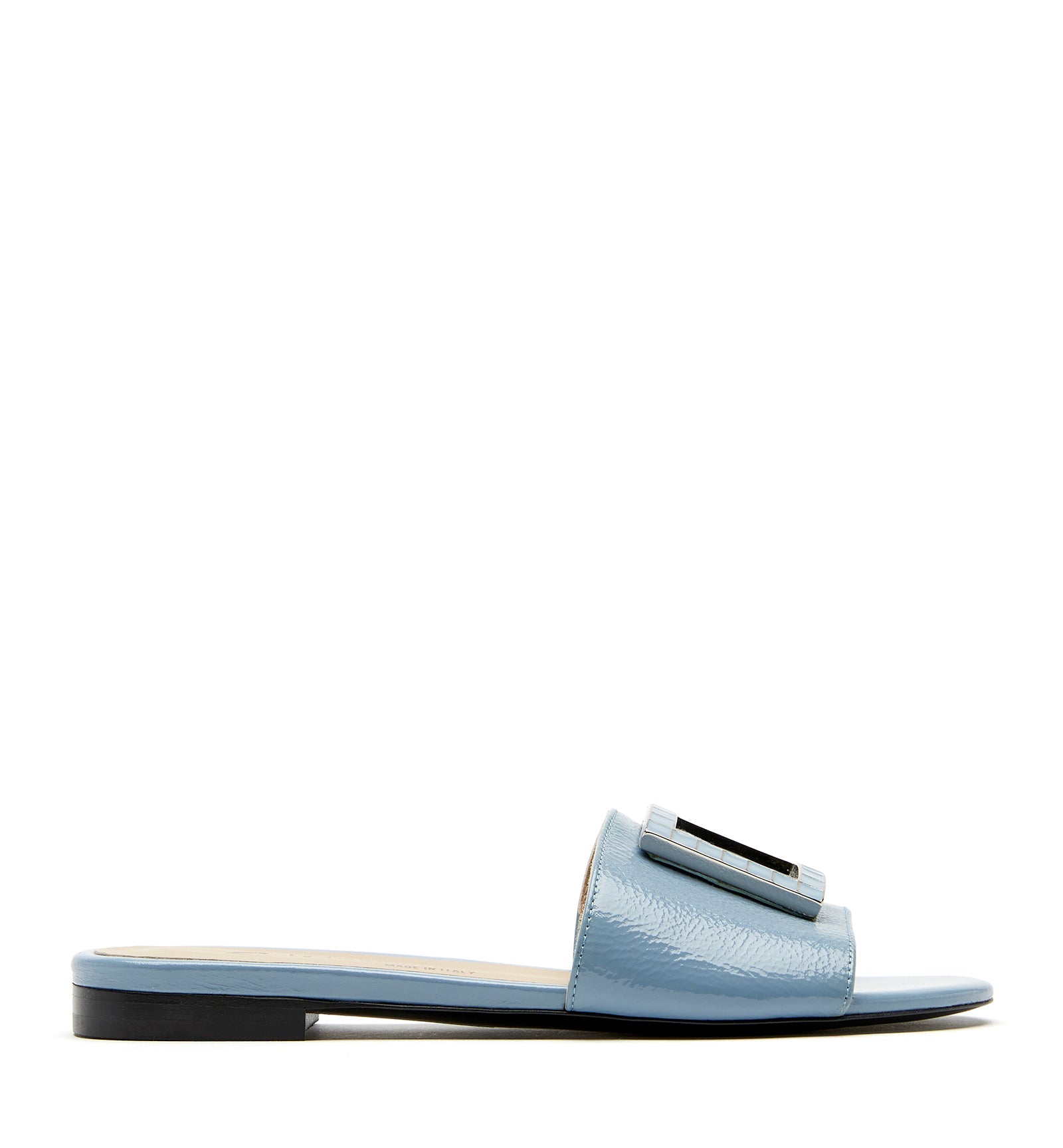 FRASIER CRINKLE LEATHER SANDAL - La Canadienne
