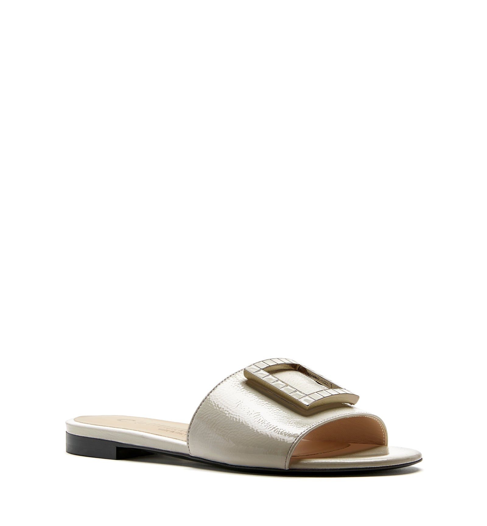 FRASIER CRINKLE LEATHER SANDAL - La Canadienne