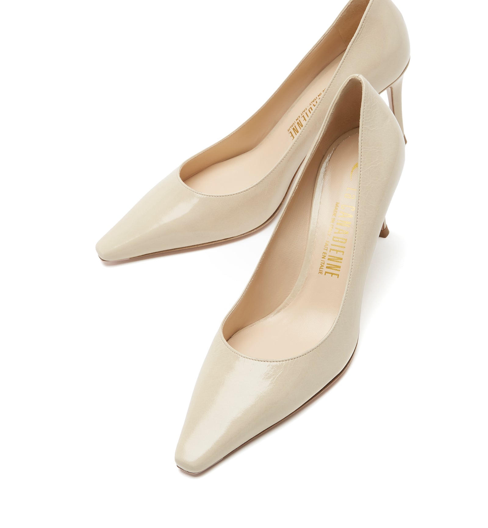 FYNN ESCARPIN EN CUIR FROISSÉ