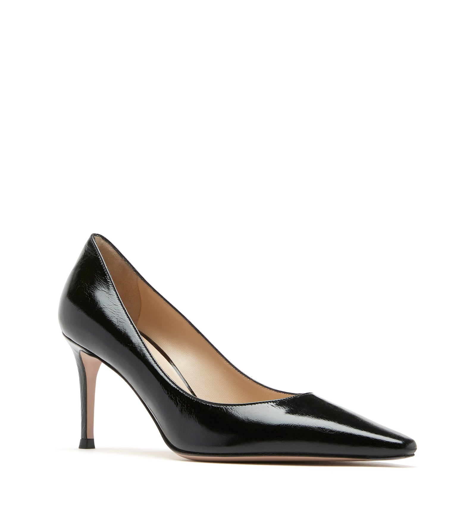 FYNN ESCARPIN EN CUIR FROISSÉ