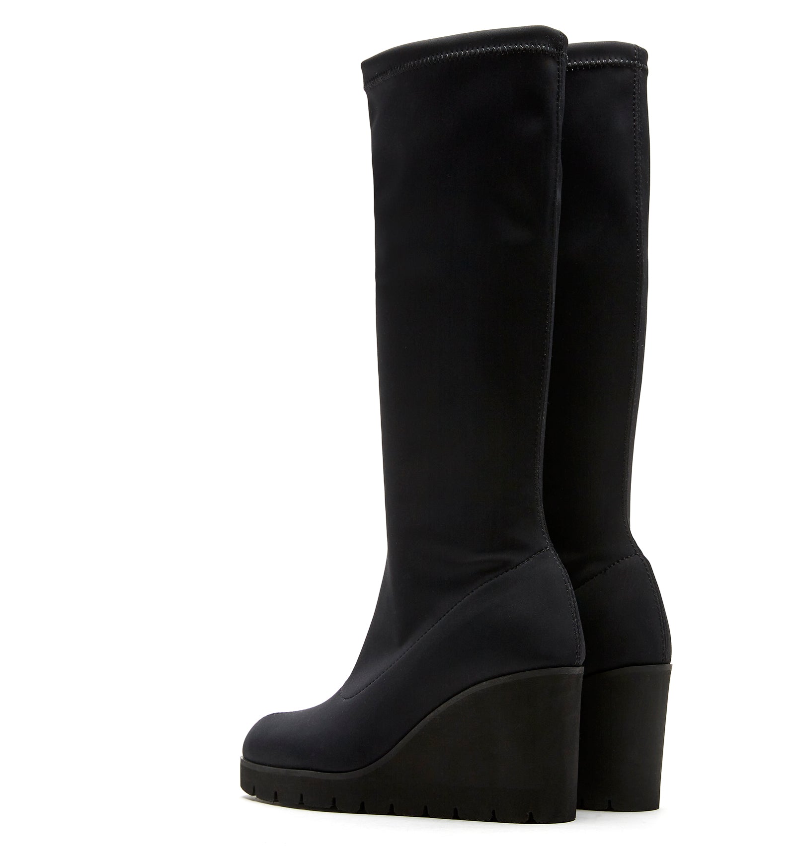 Long wedge boots online