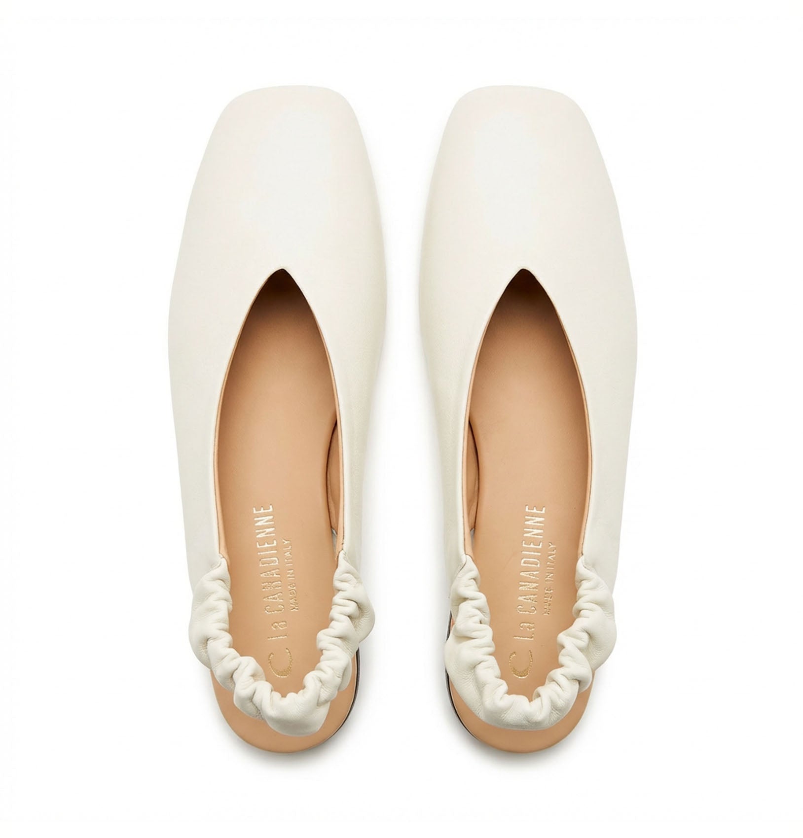 GLENN LEATHER SLINGBACK FLAT