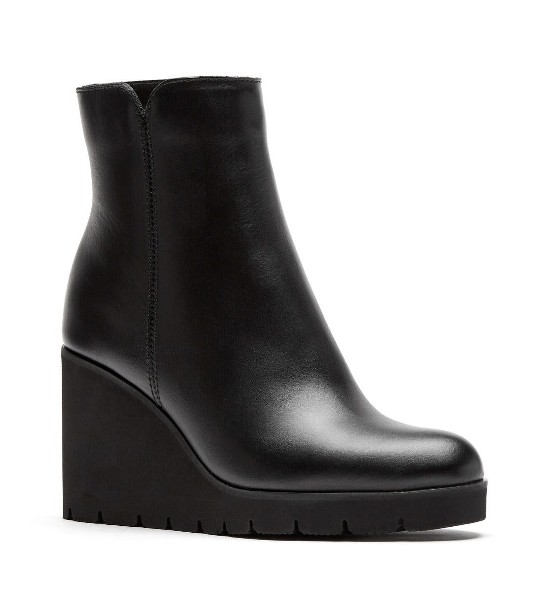 GO LEATHER WEDGE BOOTIE - La Canadienne